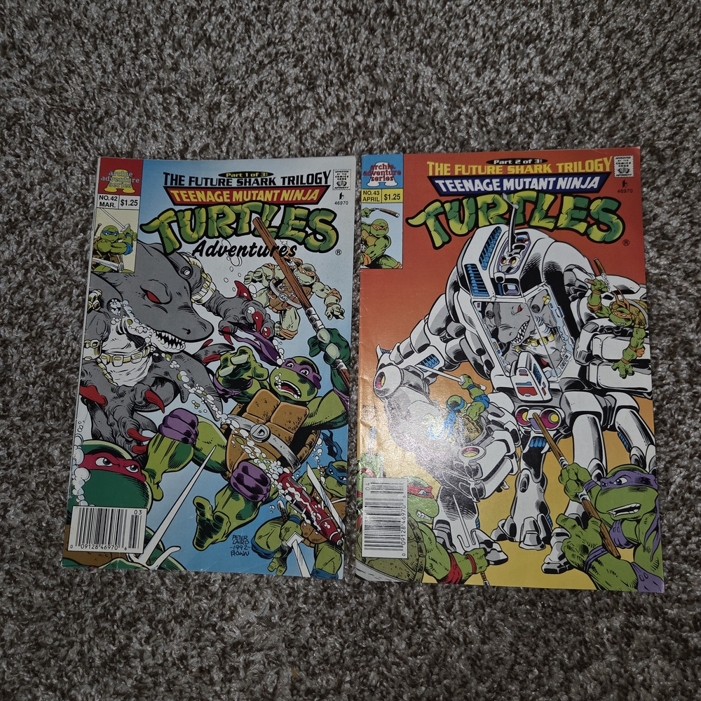 Teenage Mutant Ninja Turtles The Future Shark Comic Books